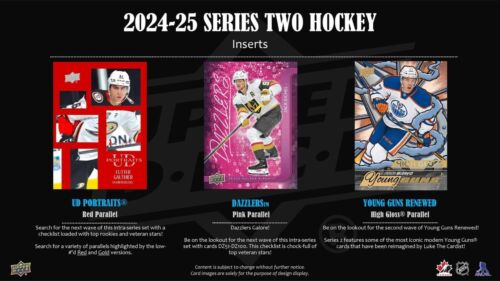 Boîte de loisirs hockey série 2 Upper Deck 2024-25 - Photo 4 sur 9