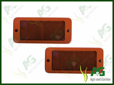 Mudguard Reflectors suits Massey Ferguson 135 Tractor Square (Pair)