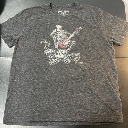 Lucky Brand RN #80318 Mens XL Gray Rock 