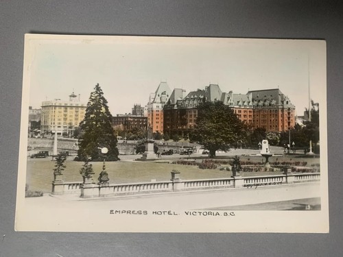Vintage Imperatrice Hotel Victoria B.C. Cartolina Canada non spedita vintage