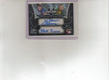 2024 C. Barnes / M. Russo Leaf Metal PBA Dual 1H 2H Autographed PBA Card #2/5