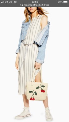 topshop belted dress