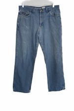 Lapco FR Mens Light Blue Denim Jeans Cotton Solid Straight 5 Pockets Size 38x32