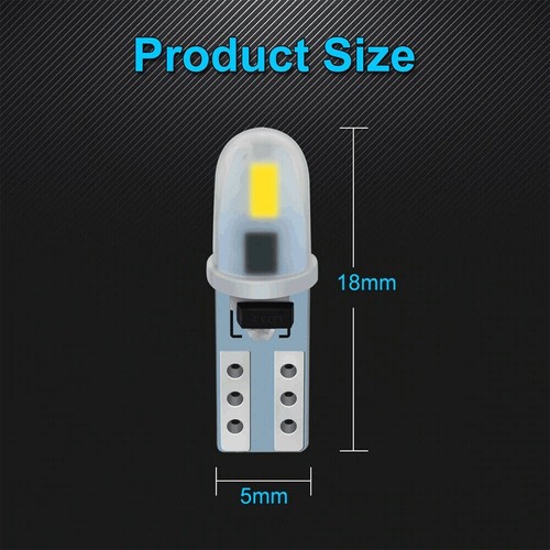 10 Pcs T5 3014 LED Wedge Dashboard Instrument Panel Light Lamps Set - Picture 4 of 8