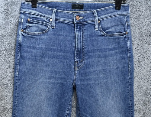 MotherThe Runaway Step Fray Hem Skinny Denim Jeans Women's Size 29 - Picture 2 of 9