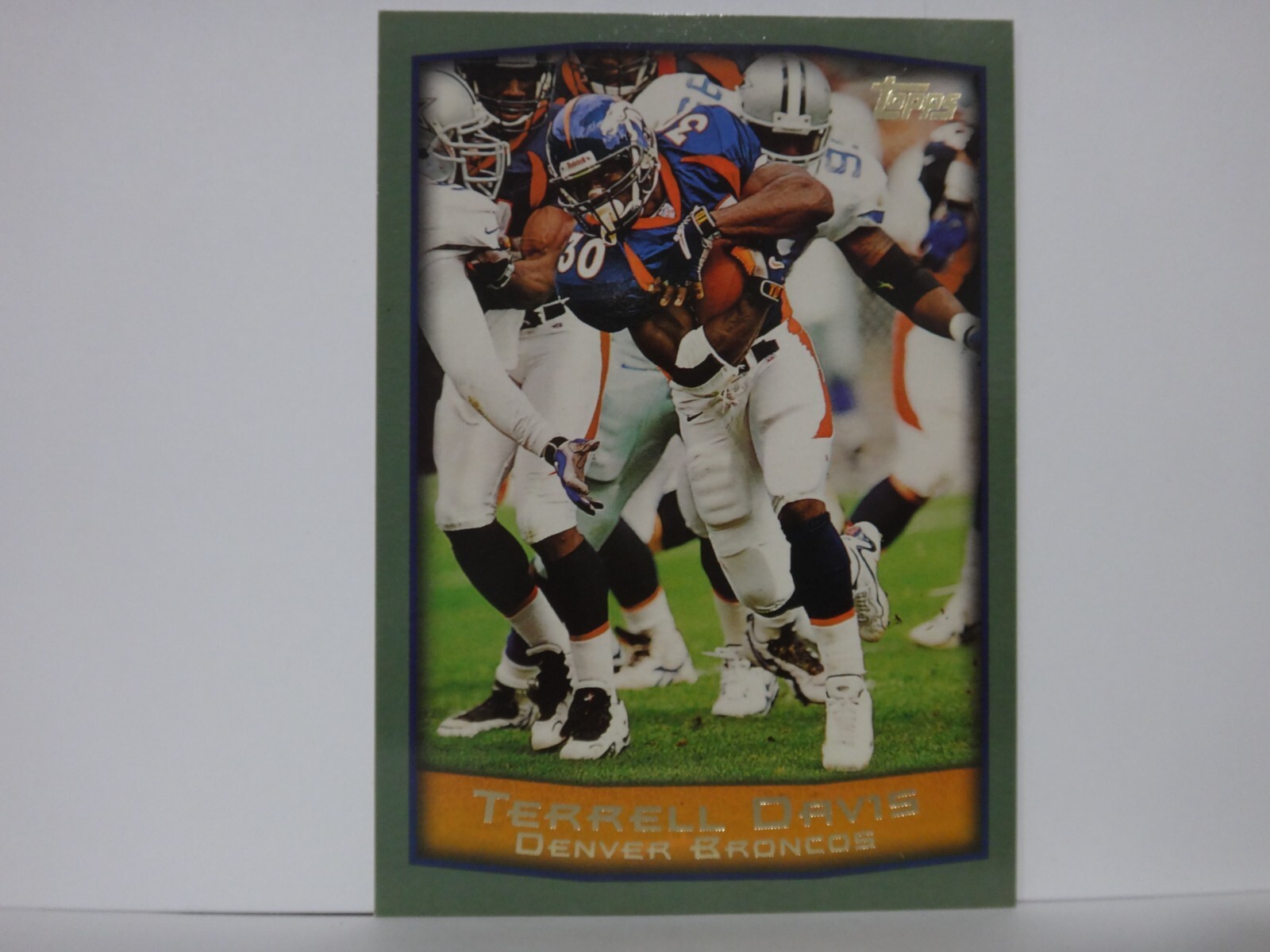 1999 Topps TERRELL DAVIS #3 Jumbo Card