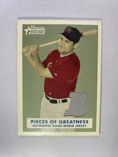 2006 Bowman Heritage - Pieces of Greatness Lance Berkman #PG-LB (MEM)