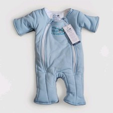 Baby Merlin's Magic Sleepsuit - Swaddle Transition Product - Cotton-Blue Petite