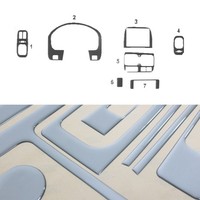 Innenraum Dekor Cockpit FüR Nissan Navara D22 2000-2016 Aluminium Optik 7Tlg