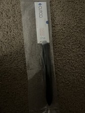 Cutco 1759 Steak Knife, Black Plastic Handle, Straight Edge, Single Knife