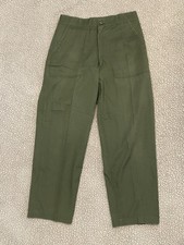 US Army Pants 34x31 Green OG 507 Trouser Utility 1982 Military SKU 1a