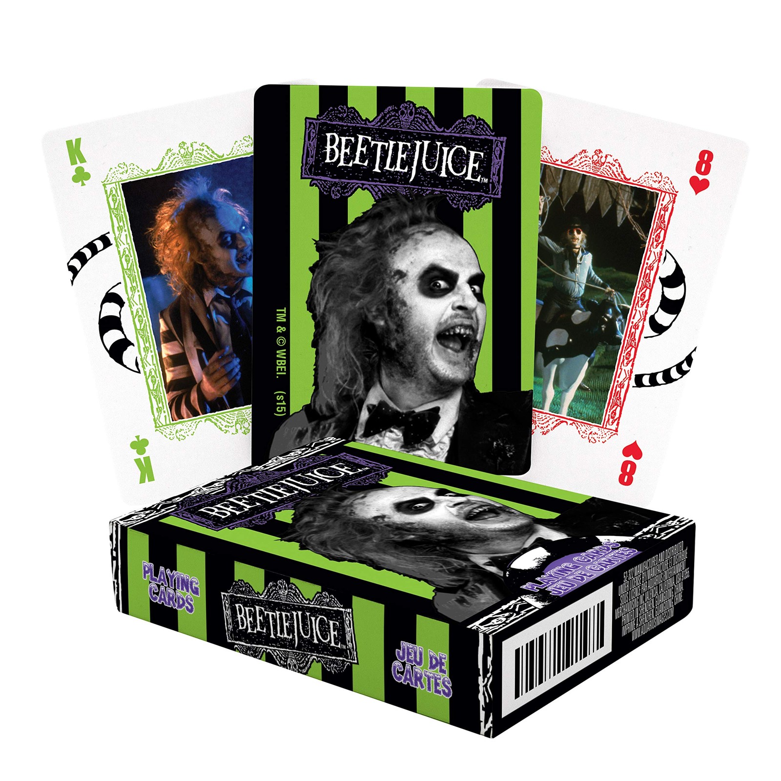 AQUARIUS Beetlejuice Playing Cards - Beetlejuice Themed Deck of Cards for Your F 2390₽