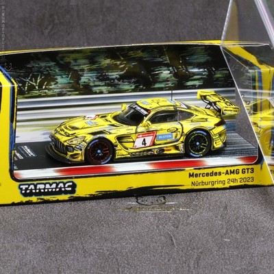 1:64 AMG GT3 #4 2023 Nürburgring 24h Sketch Doodle Alloy Diecast Model Car