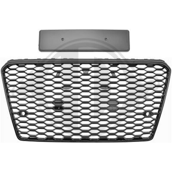 Diederichs KüHlergrill KüHlergitter Schwarz GläNzend FüR Audi A7 Sportback 4GA-image