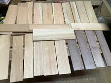 26 pc 3/8" T  WALNUT  SYCAMORE Beech LOCUST Oak lumber Wood S4S *FREE SHIPPING