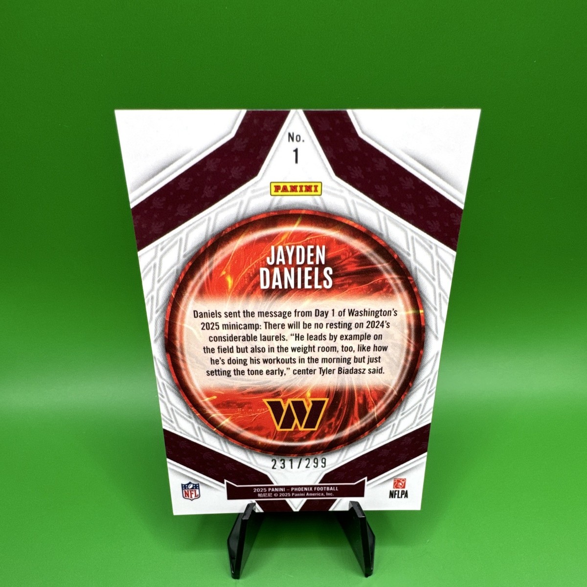 2025 Panini Phoenix - Paragon Jayden Daniels #1 Silver Pyramids