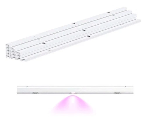 APPECK 50ft Track Kit for Permanent Outdoor Lights Pro C5106, 13pcs White