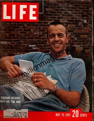 1961 Life May 19 - Alan Shepard; Basset Hounds; Harpo Marx; Peter Ustinov; Cuba