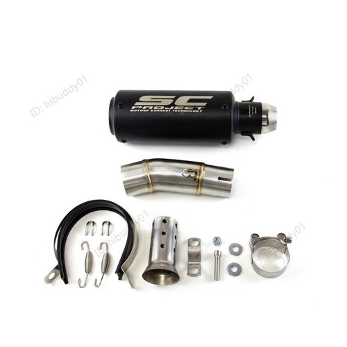 Ninja 400 500 for Kawasaki Z400 2018-2026 Slip On Muffler Tips Exhaust Mid Pipe