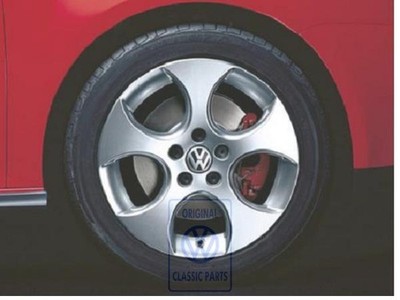 VW Golf MK5 GTI Denver Alloy Wheels Bright Chrome 17x7.5J 5x112 ET51 Genuine OEM