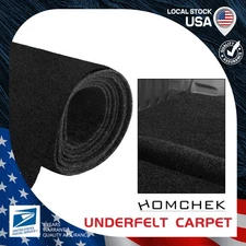 25"x78" Black Non-woven Fabric Car Carpet Automotive Floor Interior carpets