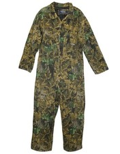 Bass Creek Outfitters Workwear Woodland Camo Coveralls Size L