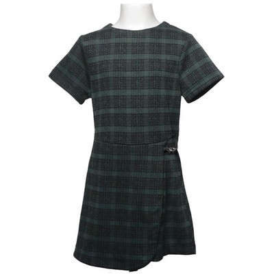 Zara, Jumpsuit, Größe: 152, Grün/Grau/Schwarz, Glencheck, Mädchen #e2w