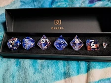 NEW! Dispel Dice Eventide 7pc Sharp-Edged Set!
