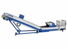 EMI Plastics Equipment Stainless Steel Conveyor 120V 13' L x 16" W x 65" H