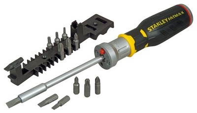 Schraubendreher FatMax Bit-Schraubendreher mit Ratsche Inklusive 12 Bits FMHT0-6