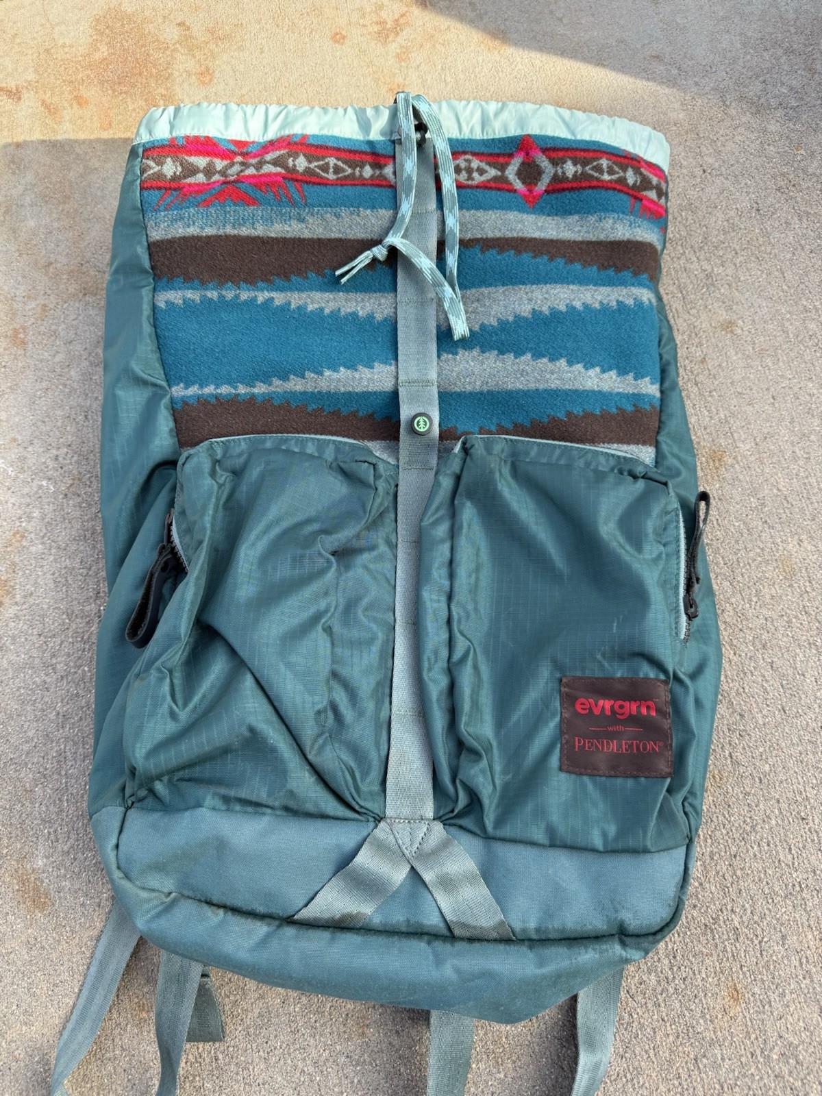 Pendleton Evrgrn Backpack Wool Nylon Backpacking … - image 1