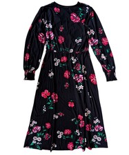 Pour Moi Lucinda Midi Dress Wrap Front Designed for the Fuller Bust UK 14 