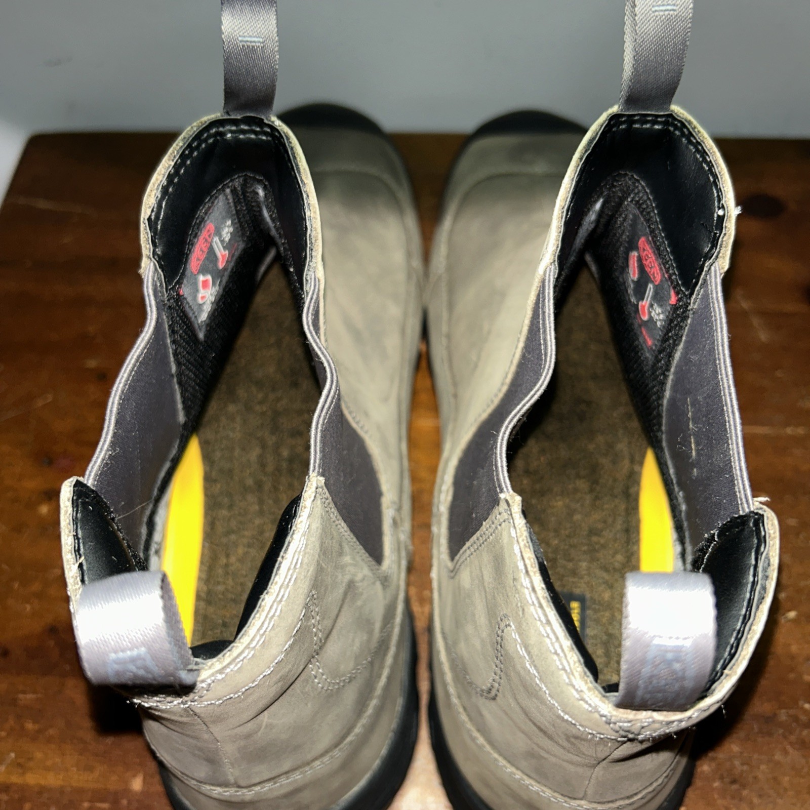 Keen Anchorage III Stivali Impermeabili Isolati Uomo Taglia 17 Grigio Pull On 1024822
