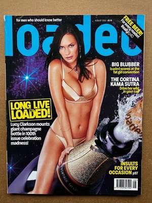 LOADED #100 LUCY CLARKSON MAGAZINE AUGUST 2002 - Lucy cover with more inside + n