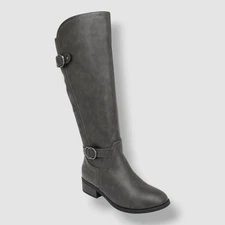 Karen Scott Women's Gray Leandraa Riding Boots