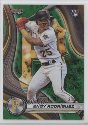 2024 Bowman's Best Green Refractor 30/99 Endy Rodriguez Rodríguez Rookie RC g5e