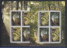 Romania 2011 Mi. No. 6522-23 miniature sheet set ** Europe the forest 