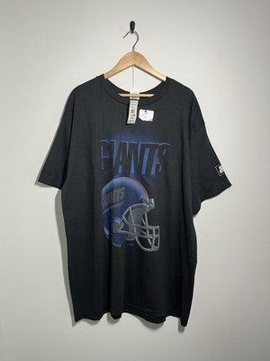 Vintage BNWT 90s Starter New York Giants Backlit Nightgames Shadow Helmet Tee XL