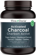 Food Grade Activated Charcoal Powder, 16 Oz - Hardwood Derived Detox Supplement