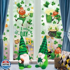 St Patricks Day Gnomes Decorations, 2 Pack Gnomes Plush Lucky Green Shamrock ...