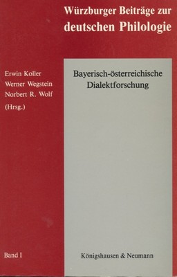 Koller, Erwin [Hrsg.] ; Wegstein, Werner [Hrsg.] ; Wolf, Norbert Richard [Hrsg.]