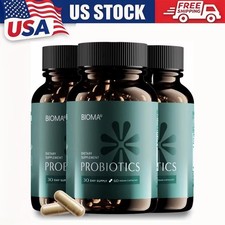 3Pack New Probiotics Dietary Supplement BIOMA Formula for Men and Women