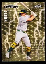 Nick Kurtz 1/1 Super Prismatic Gold 2026 Leaf Baseball Nation Athletics