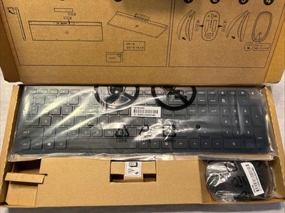 HP Wireless Slim Keyboard Mouse Combo TPC-C002K TPC-C001M TPC-C001D Open Box