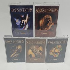 Songs of the Century 5 Cassette Tape Set Box Vintage 1900-1999 VG+