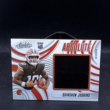 Panini 2025 Absolute Quinshon Judkins #AJ-QJS Cleveland Browns Rookie Jumbo Mem
