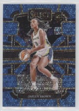 2024 Select WNBA Concourse Light Blue Disco Prizm Jaelyn Brown #4 Rookie RC 0b3