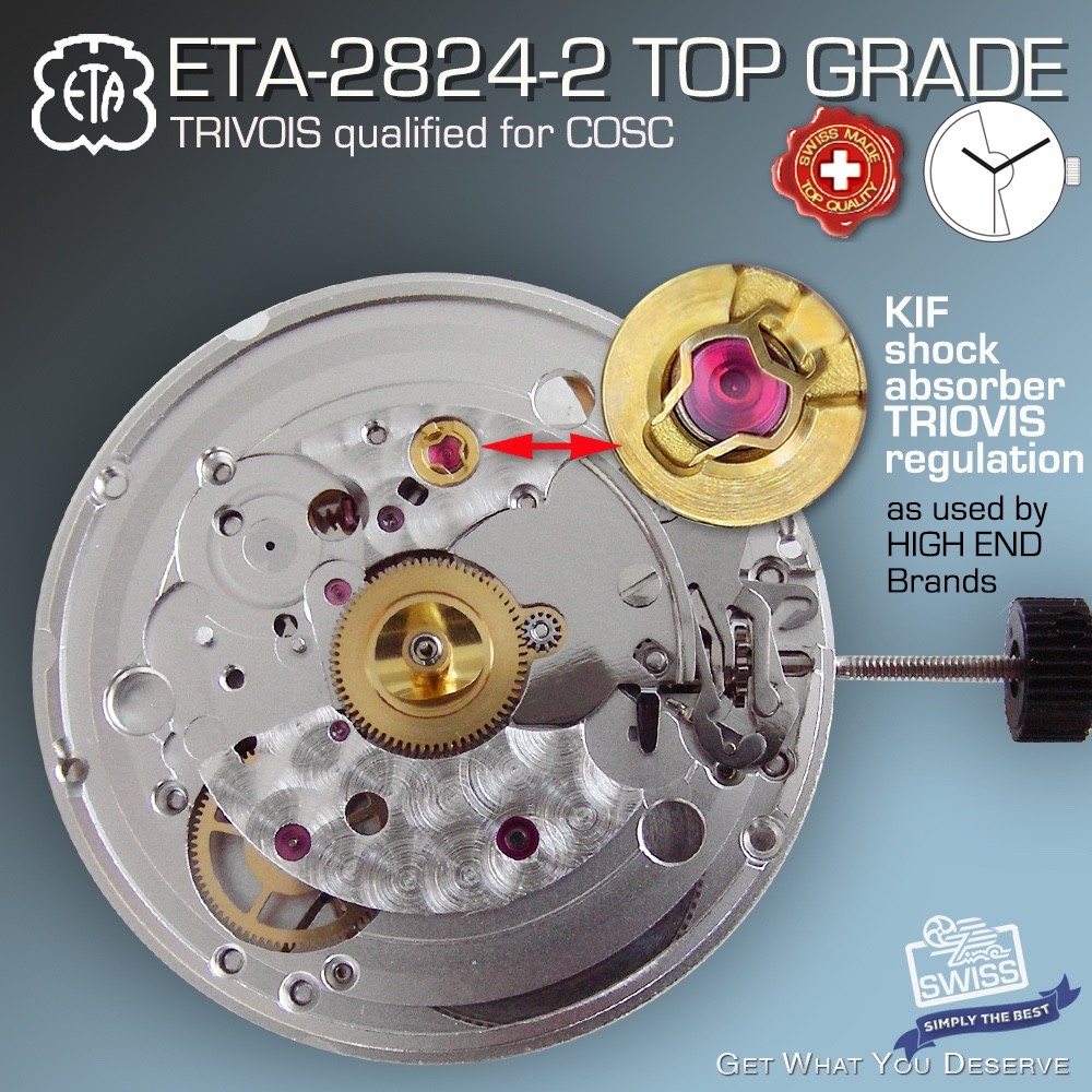 mioページ② MOVEMENT AUTOMATIC ETA 2824-2 TOP GRADE BLUE SCREWS, TRIOVIS REG