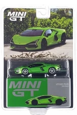 chase Mini GT 1:64 Lamborghini Revuelto Verde Selvans Green Model Car MGT00789