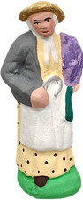 Santon 7 cm ramasseuse de lavande
